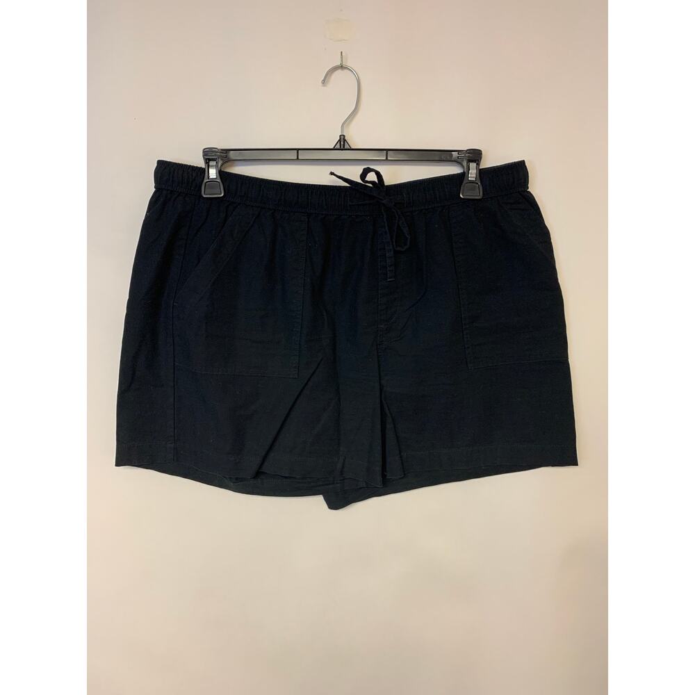 Style & Co Shorts Black Causal Basic Everyday Summer Easy Womens SZ XL
